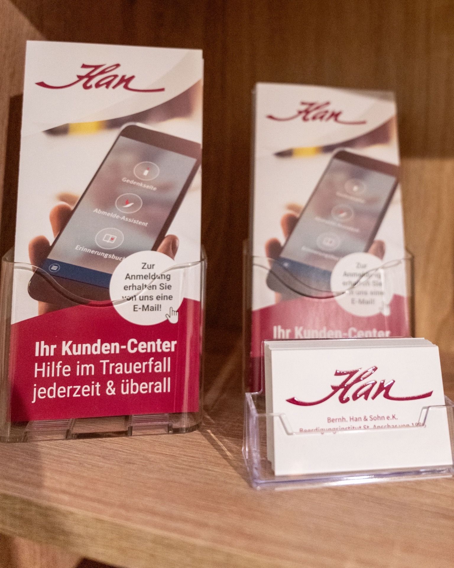 Unterlagen bei Han & Sohn